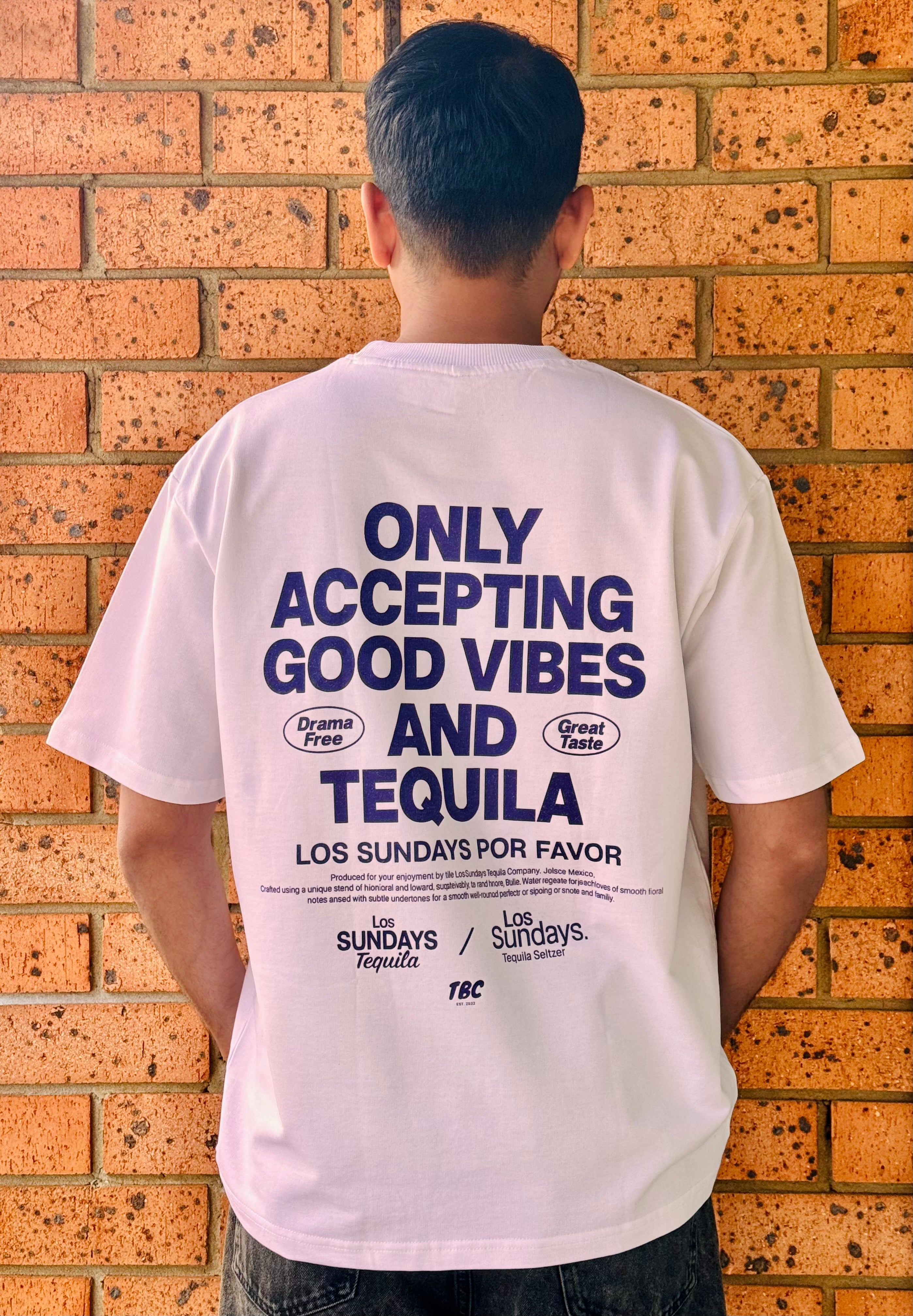 Good Vibes and Tequila | Premium Oversized Tshirt