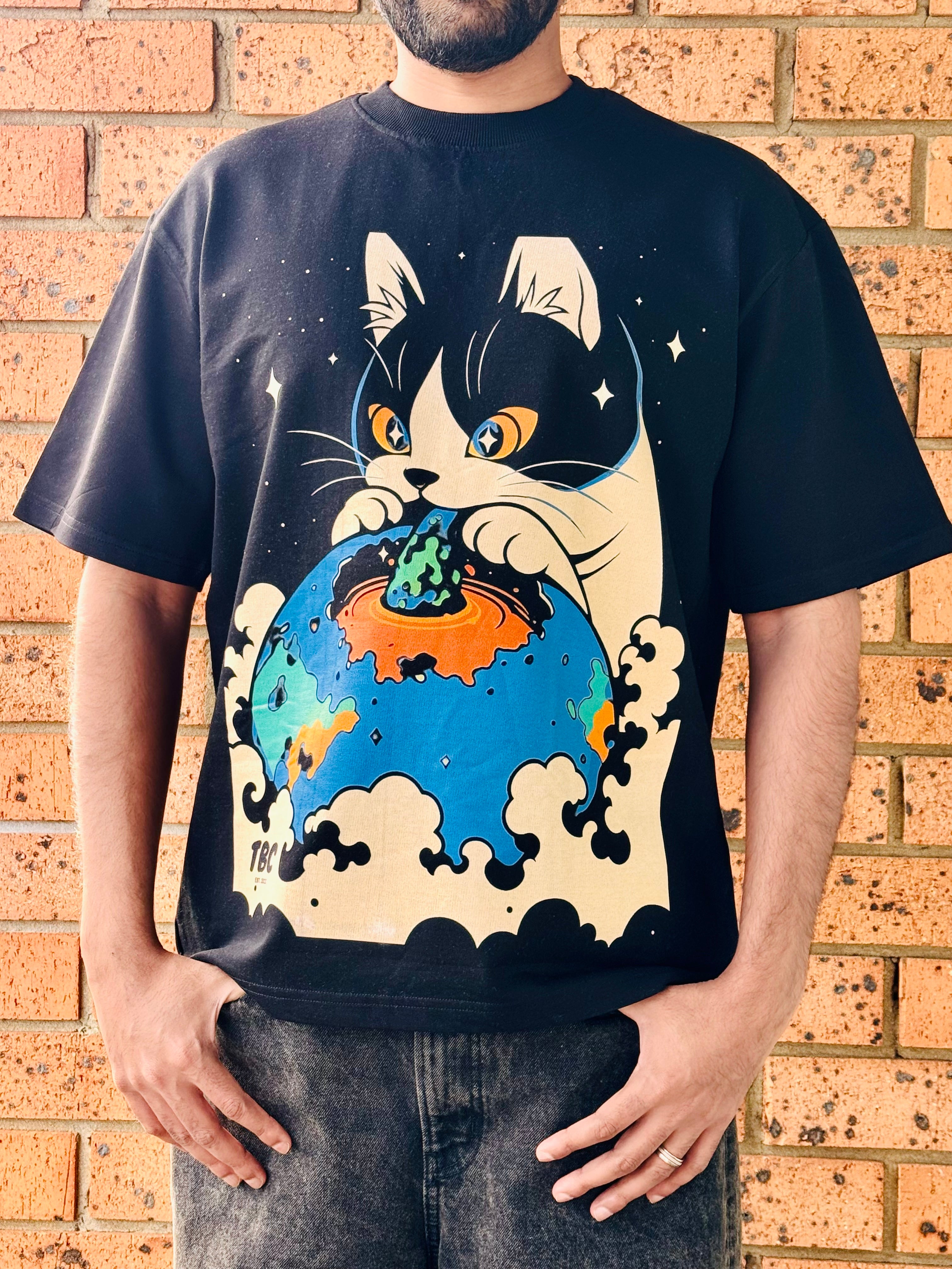 Cat Universe | Premium Oversized Tshirt
